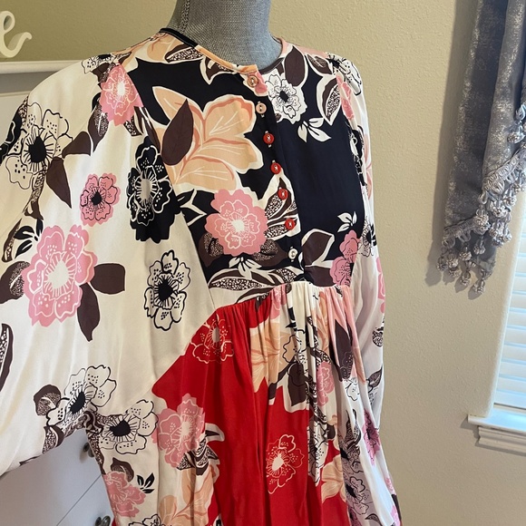 byTiMo Designer Dress in Beautiful and Unique Print Size XS - Picture 3 of 6